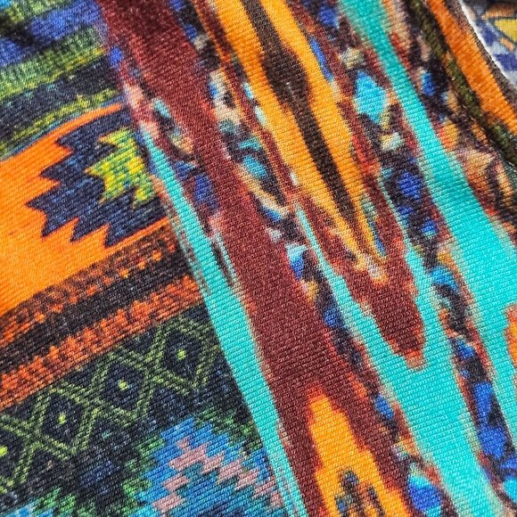 Johnny Was Boho Nelsona Long Sleeve Patchwork Design Tunic Chic Spring Dress - Picture 6 of 11